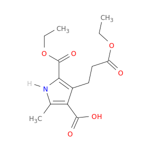 5-(ethoxycarbonyl)-4-(3-ethoxy-3-oxopropyl)-2-methyl-1h-pyrrole-3-carboxylic acid