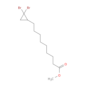 Cyclopropanenonanoic acid, 2,2-dibromo-, methyl ester
