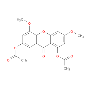 9H-Xanthen-9-one, 1,7-bis(acetyloxy)-3,5-dimethoxy-