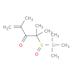 1-Penten-3-one, 2,4-dimethyl-4-[(trimethylsilyl)sulfinyl]-