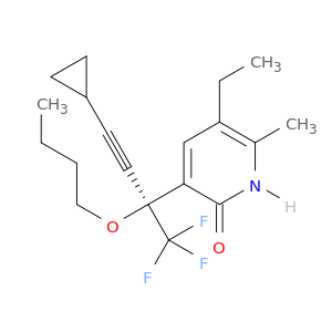3-[(2s)-2-butoxy-4-cyclopropyl-1,1,1-trifluorobut-3-yn-2-yl]-5-ethyl-6-methylpyridin-2(1h)-one