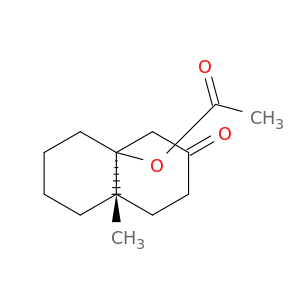 2(1H)-Naphthalenone, 8a-(acetyloxy)octahydro-4a-methyl-, cis-