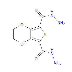 Thieno[3,4-b]-1,4-dioxin-5,7-dicarboxylic acid, dihydrazide