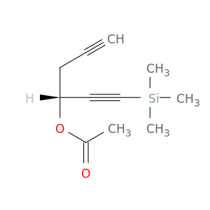1,5-Hexadiyn-3-ol, 1-(trimethylsilyl)-, acetate, (R)-