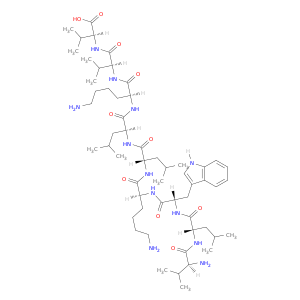 L-Valine, L-valyl-L-leucyl-L-tryptophyl-L-lysyl-L-leucyl-L-leucyl-L-lysyl-L-valyl-