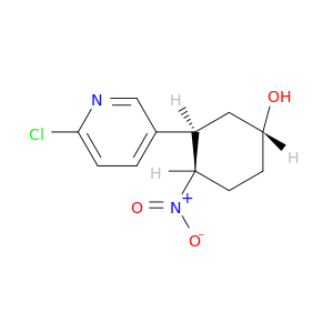 Cyclohexanol, 3-(6-chloro-3-pyridinyl)-4-nitro-, (1R,3R,4R)-