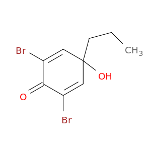 2,5-Cyclohexadien-1-one, 2,6-dibromo-4-hydroxy-4-propyl-