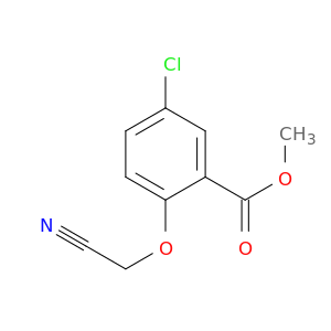 Benzoic acid, 5-chloro-2-(cyanomethoxy)-, methyl ester