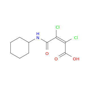 2-Butenoic acid, 2,3-dichloro-4-(cyclohexylamino)-4-oxo-, (Z)-
