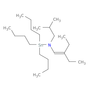 Stannanamine, 1,1,1-tributyl-N-(2-ethyl-1-butenyl)-N-(2-methylpropyl)-
