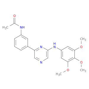 Acetamide, N-[3-[6-[(3,4,5-trimethoxyphenyl)amino]pyrazinyl]phenyl]-