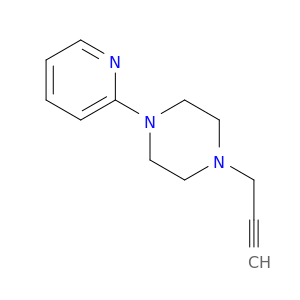 Piperazine, 1-(2-propynyl)-4-(2-pyridinyl)-