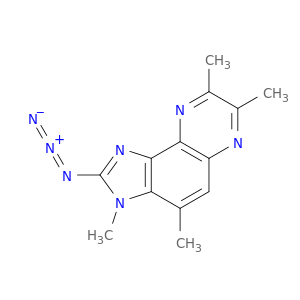 2-AZIDO-3,4,7,8-TETRAMETHYL-3H-IMIDAZO[4,5-F]QUINOXALINE