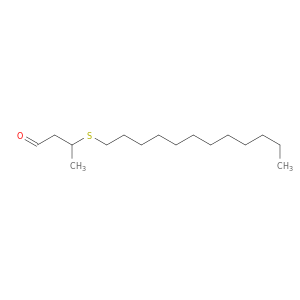 Butanal, 3-(dodecylthio)-