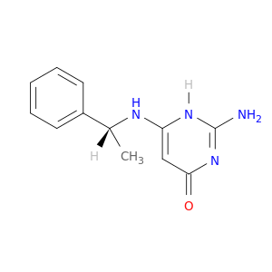4(1H)-Pyrimidinone, 2-amino-6-[[(1R)-1-phenylethyl]amino]-