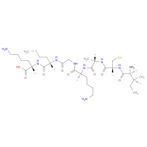 L-Lysine, L-isoleucyl-L-cysteinyl-L-alanyl-L-lysylglycyl-L-methionyl-