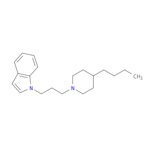 1H-Indole, 1-[3-(4-butyl-1-piperidinyl)propyl]-
