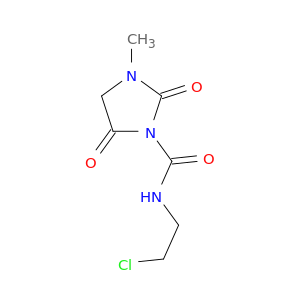 1-Imidazolidinecarboxamide, N-(2-chloroethyl)-3-methyl-2,5-dioxo-