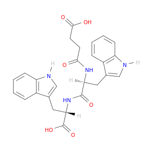 L-Tryptophan, N-[N-(3-carboxy-1-oxopropyl)-L-tryptophyl]-