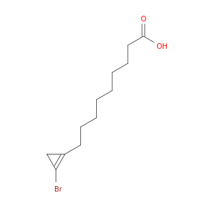 1-Cyclopropene-1-nonanoic acid, 2-bromo-