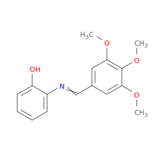 Phenol, 2-[[(3,4,5-trimethoxyphenyl)methylene]amino]-