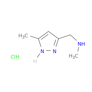 N-甲基-1-(5-甲基-1H-吡唑-3-基)甲胺盐酸盐