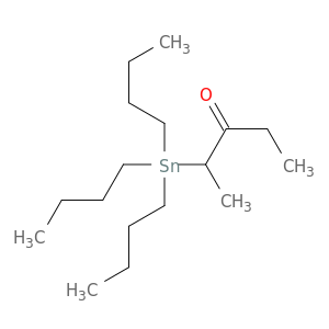 3-Pentanone, 2-(tributylstannyl)-
