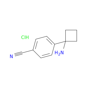 4-(1-Aminocyclobutyl)benzonitrile hydrochloride