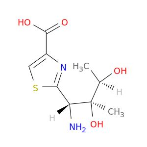 4-Thiazolecarboxylicacid, 2-[(1S,2S,3R)-1-amino-2,3-dihydroxy-2-methylbutyl]-