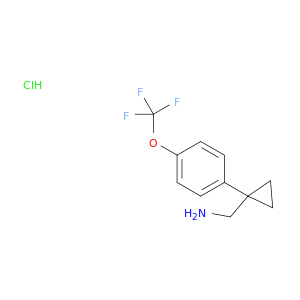 (1-(4-(Trifluoromethoxy)phenyl)cyclopropyl)methanamine Hydrochloride