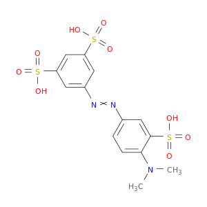 1,3-Benzenedisulfonicacid, 5-[2-[4-(dimethylamino)-3-sulfophenyl]diazenyl]-