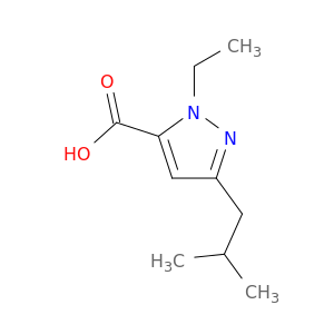 1-乙基-3-异丁基-1H-吡唑-5-羧酸
