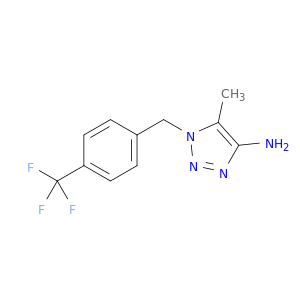 5-Methyl-1-{[4-(trifluoromethyl)phenyl]methyl}-1H-1,2,3-triazol-4-amine