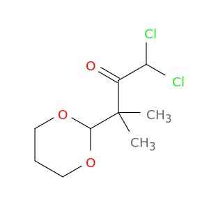 2-Butanone, 1,1-dichloro-3-(1,3-dioxan-2-yl)-3-methyl-