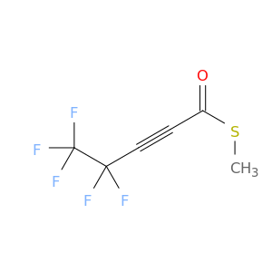 2-Pentynethioic acid, 4,4,5,5,5-pentafluoro-, S-methyl ester