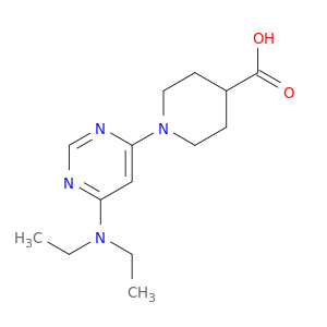 1-(6-二乙氨基-嘧啶-4-基)-哌啶-4-羧酸