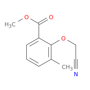 Benzoic acid, 2-(cyanomethoxy)-3-methyl-, methyl ester