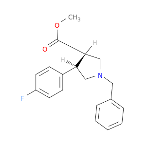 Methyl DL-(3S,4R)-1-benzyl-4-(4-fluorophenyl)pyrrolidine-3-carboxylate