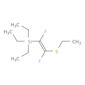 Silane, triethyl[(1E)-2-(ethylthio)-1,2-difluoroethenyl]-