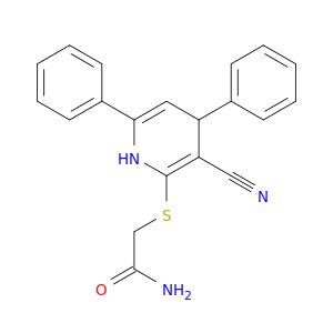 Acetamide, 2-[(3-cyano-1,4-dihydro-4,6-diphenyl-2-pyridinyl)thio]-