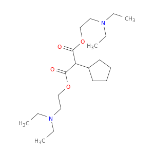 BIS(2-DIETHYLAMINOETHYL) 2-CYCLOPENTYLPROPANEDIOATE