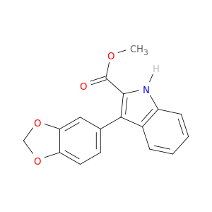1H-Indole-2-carboxylic acid, 3-(1,3-benzodioxol-5-yl)-, methyl ester