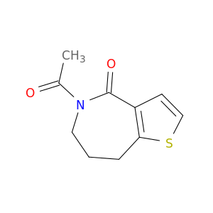 4H-Thieno[3,2-c]azepin-4-one, 5-acetyl-5,6,7,8-tetrahydro-