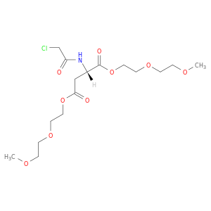 L-Aspartic acid, N-(chloroacetyl)-, bis[2-(2-methoxyethoxy)ethyl] ester