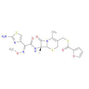 (6R,7R)-7-((Z)-2-(2-氨基噻唑-4-基)-2-(甲氧基亚氨基)乙酰氨基)-3-(((呋喃-2-羰基)硫代)甲基)-8-氧代-5-硫杂-1-氮杂双环[4.2.0]辛烷-2-烯-2-羧酸