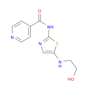 4-Pyridinecarboxamide, N-[5-[(2-hydroxyethyl)amino]-2-thiazolyl]-
