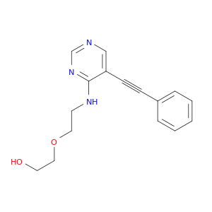 Ethanol, 2-[2-[[5-(phenylethynyl)-4-pyrimidinyl]amino]ethoxy]-