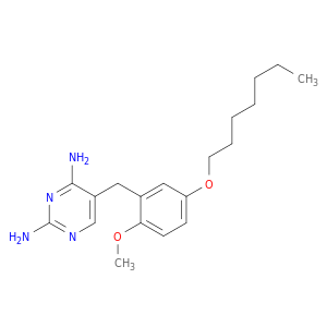 2,4-Pyrimidinediamine, 5-[[5-(heptyloxy)-2-methoxyphenyl]methyl]-