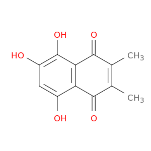 1,4-Naphthalenedione, 5,6,8-trihydroxy-2,3-dimethyl-