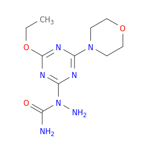 Hydrazinecarboxamide, 1-[4-ethoxy-6-(4-morpholinyl)-1,3,5-triazin-2-yl]-